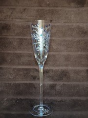 Bride and Groom Wedding Champagne/Wine Toasting Glasses Set