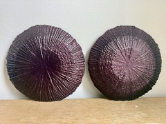 Set Of 8 Purple Reef Charger Plates 9” Round – Wedding & Event