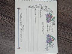 Vintage 1997 Our Wedding Anniversary Memory Book Joy Rodgers-Mernin Clean Inside