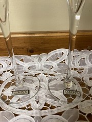 New Colony Forever Toasting Flutes Goblets Crystal Champagne Wedding