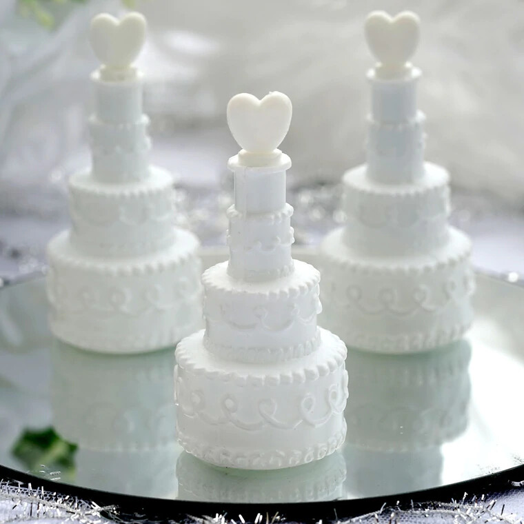 24 WEDDING CAKE BUBBLES – Free Shipping