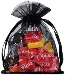(20 PACK) ORGANZA BAGS 3.75″ x 3.75 party favor wedding gift jewelry sheer pouch