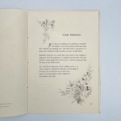 NOS 1950 PLANNING YOUR WEDDING 3-Month Bride’s Plan! GIBSON VTG Pamphlet Booklet