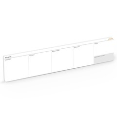 Notsu Weekly Planner Notepad | Tear Off Desk Calendar Pad, Undated | Mini Des…