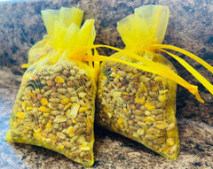 50 Sunflower Yellow Birdseed Bags, Organic Wedding Toss All Natural Eco-friendly