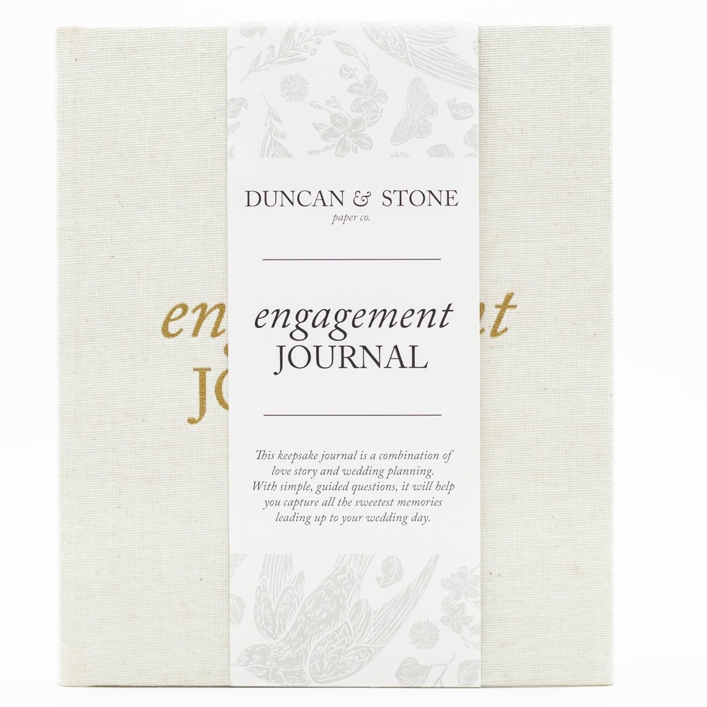 Engagement Gifts for Couple – Wedding Planner For Bride 7.75″ x 9.25″, Ivory