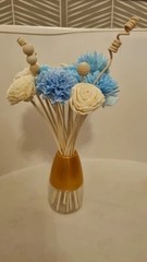 Chrysanthemum Reed Diffuser Set Artificial Plant Fireless Aromatherapy Decor