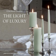 Colonial Candle 10 Inch Bayberry Scented Taper Candle, 10 In,