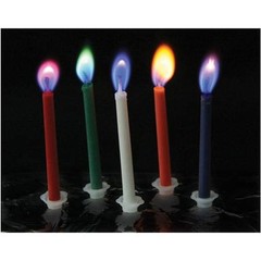 Colorflame Birthday Candles With Colored Flames – Birthday, Party, Cake Decor…