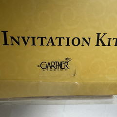 Create Your Own Computer Invitations Kit Gartner Studios 50 Count