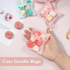 200 Pcs Self Adhesive Cellophane Bags, Resealable Cookie Treat Bags Gift Giving