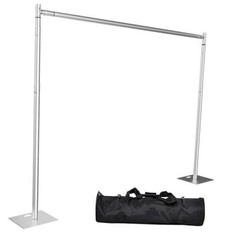 Heavy Duty Backdrop Stand, 8x10ft Pipe and Drape Backdrop Stand Kit 8X10FT