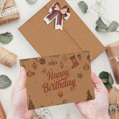 A7 Brown Kraft Envelopes Self Seal 100 Pack 120 GSM, A7-100 PCS