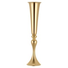 VEVOR 12 PCS Wedding Flower Vase 21.7in Tall Trumpet Table Centerpieces Gold