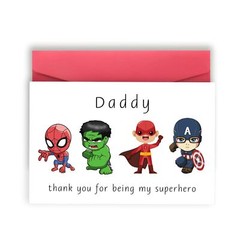 Cute Thank You Card for Daddy, Hilarious Father’s Day Card for Dad, Lovely Da…
