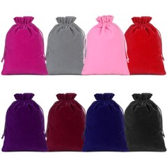Velvet Bags Jewelry Packing Wedding Party Favors Gifts Drawstring Candy Pouches
