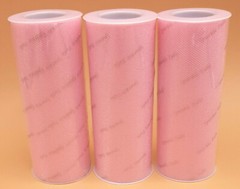 3 Light Pink 6″ Sparkle Tulle Rolls Spools Wedding Bow Decoration Craft 25 Yd