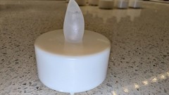 Set of 12 Unbranded Flameless Battery Operated 1.5″ Round LED Tea Light Candles