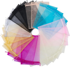 25 pcs 8×12 Inches Drawstring Organza Bags Wedding Party Favor Gift Candy Toys M