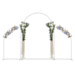 Freestanding Metal Arch Fan Backdrop Stand For Wedding Birthday Party Decor