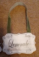LOT OF 5 Wedding Signs, and Well wishes box, Wood- White/light brown