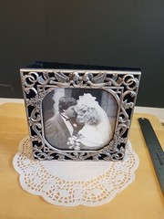 Royal Limited Pewter Like Wedding Miini Album holds 80 5 x 5 photos