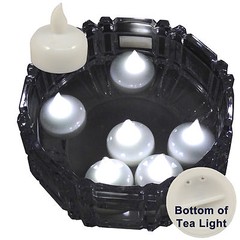 FREESH 6X Waterproof LED Floating Tealight Flameless Candle Wedding Party WHITE
