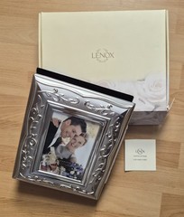 Lenox Opal Innocence Photo Album holds 5 x 7 and 4 x 6 photo.