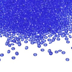 4000 Pcs Acrylic Wedding Table Diamonds 6 mm Crystals Gems Sapphire Blue