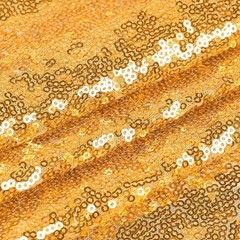 50 Pack Sequin Stretch Chair Sashes Spandex Bands Wedding Decor Gold