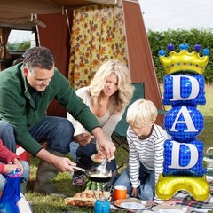 Happy Fathers Day Standing Balloons for Party Decorations, 1Pcs Large Dad