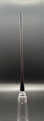 Beautiful Hand blown Colorful Crystal Footless Long Stem Champagne Flutes & Vase