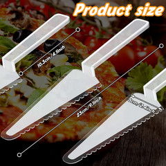 Suclain 50 Pieces Clear Disposable Cake Knife Bulk for Wedding Party 9.1 Inch Pl
