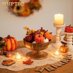 NUPTIO Gold Compote Vase 10-Piece Set 5.4″ H Wedding Centerpieces New