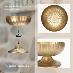 NUPTIO Gold Compote Vase 10-Piece Set 5.4″ H Wedding Centerpieces New