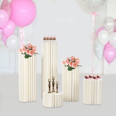 For Party Tables Decor 5pcs Wedding Centerpieces Cardboard Vases Flowers Stands.