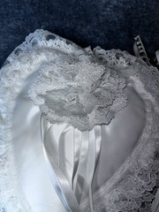 Vintage Classic Wedding Pillow Lace Ribbon