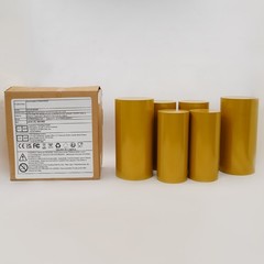 6Pcs Cylinder Pedestal Stands, Metal Display Stands For Wedding Birthday Decor