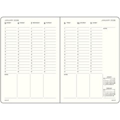 LEUCHTTURM1917 – Week Planner 2026, Hardcover, Medium (A5), Rising Sun (Jan 1…