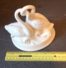 Lenox Opal Innocence Wedding Promises Swans Cake Topper Centerpiece 6225916 New