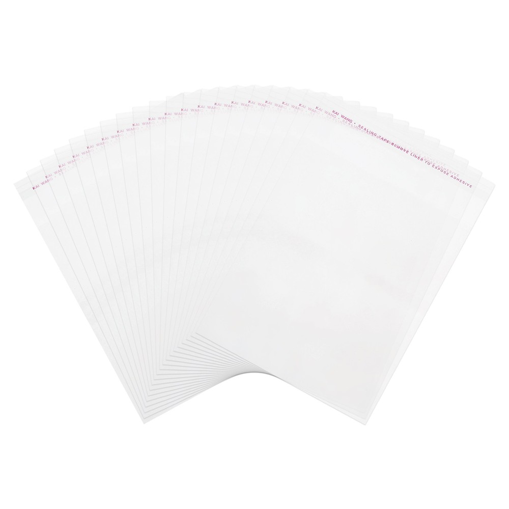 100 Pack Acid-Free Crystal Clear Sleeves 6.7×4.7 Inch Resealable Photo Sleeves