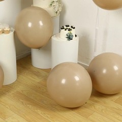 10 TAUPE 18″ Biodegradable Latex Matte Pastel Balloons Party Wedding Decorations