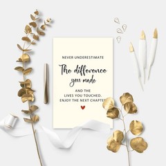 Goodbye Card for Coworkers Leaving – Heartfelt Farewell Card with Uplifting M…