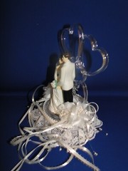 New Wilton «Expression of Love» Wedding CakeTop, white coat, black pants 101-932