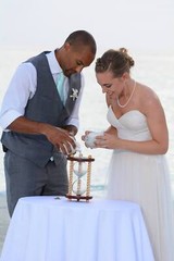 The Newport Wedding Unity Sand Ceremony Hourglass by Heirloom Hourglass
