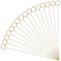 30Pcs Golden Floral Card Clips for Photo Memo and Table Number Display