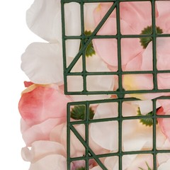 Set of 20 Artificial Flower Wall Panels, Silk Dahlia and Rose Flowers, Easy to
