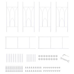 Garden Arbor, Arch Archway for Wedding Ceremony Party, Steel Garden Trellis