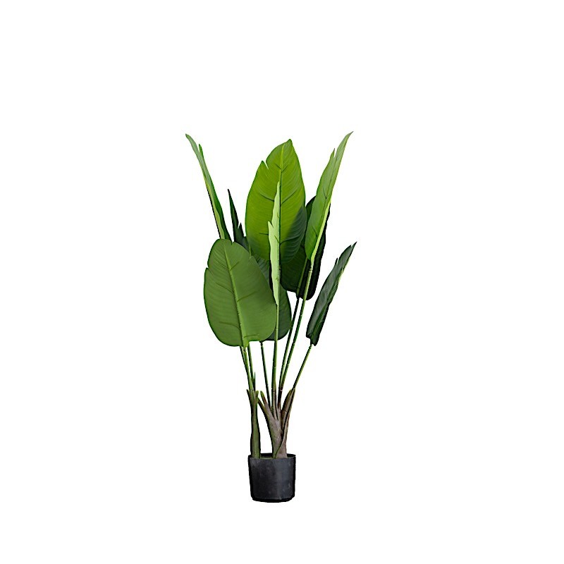 2 Green 3 ft Bird of Paradise Potted Artificial Plants Party Home Decorations