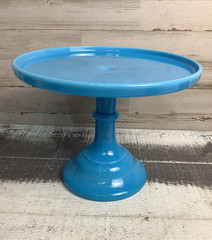 Mosser Blue Cake Stand 9″x7″